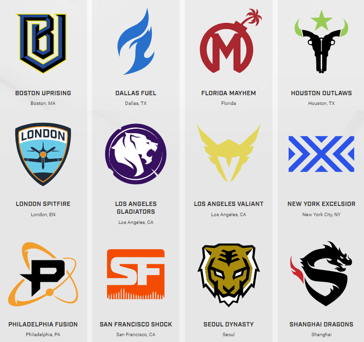 Overwatch League finalmente anunciada! e-Sports redesenhado? Saiba como vai funcionar 2 Overwatch League finalmente anunciada! e-Sports redesenhado? Saiba como vai funcionar teams.png