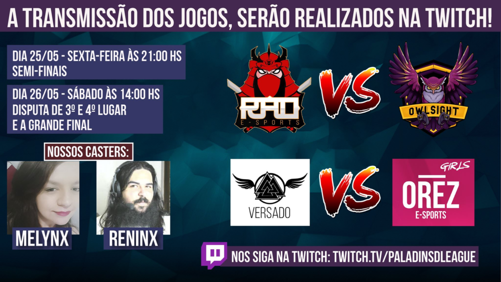 [Paladins] Torneio feminino de Paladins movimenta cenário nacional do game 33166988 902677619903753 335343564638650368 n