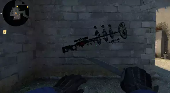 CS:GO: Após confronto com DETONA, Land1n ganha grafite nos servidores da GC Grafite Land1n.png