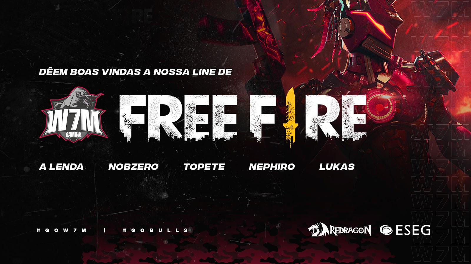 Free Fire: CSA anuncia line-ups para o competitivo do jogo - Pichau Arena