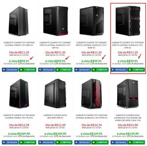É possível montar um PC GAMER com 2.000 Reais? GABINETE