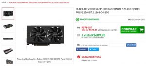 É possível montar um PC GAMER com 2.000 Reais? PLACA DE VIDEO