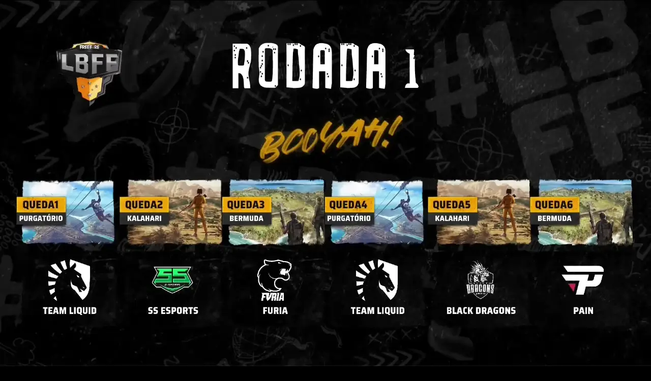 LBFF: Black Dragons dominam no primeiro dia da 3ª temporada 3 LBFF