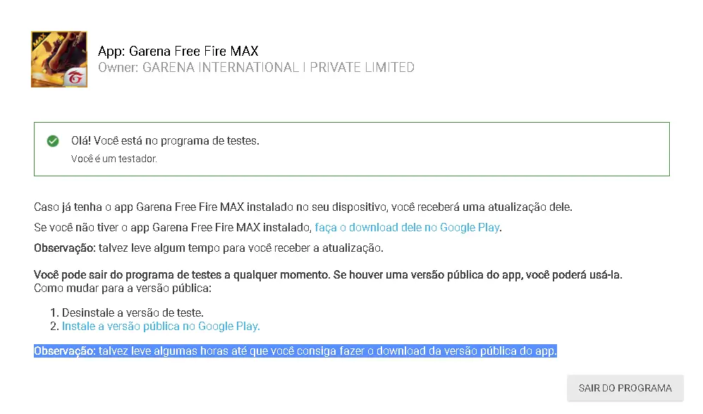 Free Fire Max: Como se inscrever para testar a nova versão jogo 2 Free Fire MAX
