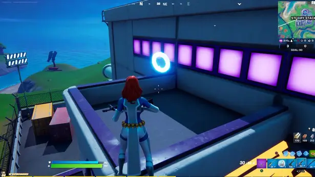 Fortnite: Onde estão localizados os 5 anéis flutuantes de Chaminés Chamuscadas 3 Anéis Flutuantes