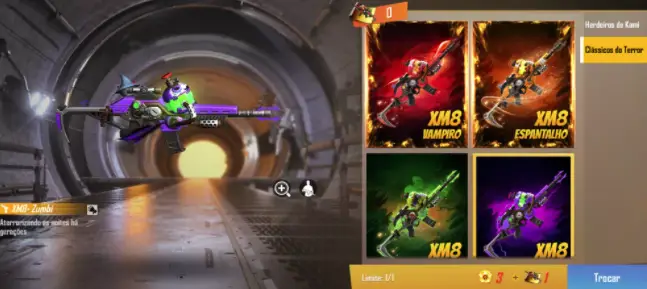 Free Fire: nova Incubadora chega com skins da XM8 3 Incubadora