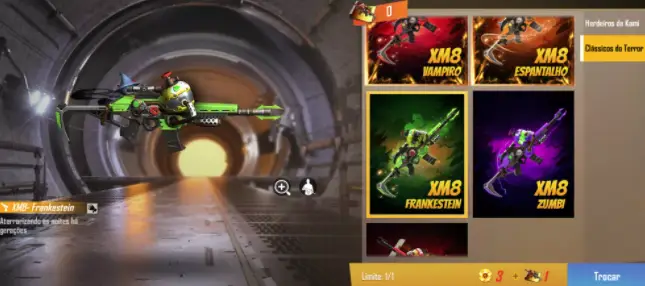 Free Fire: nova Incubadora chega com skins da XM8 4 Incubadora
