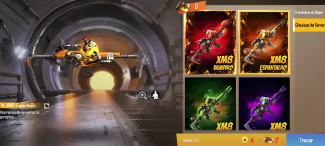 Free Fire: nova Incubadora chega com skins da XM8 5 Incubadora