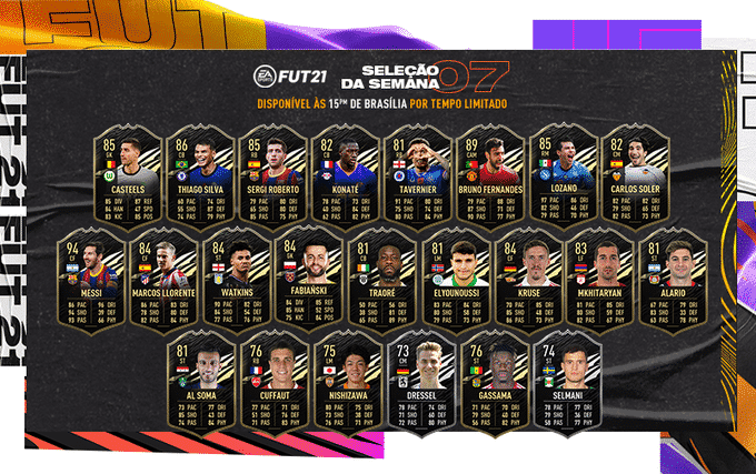 FIFA: Messi é o destaque do TOTW 7; Thiago Silva é o único ...