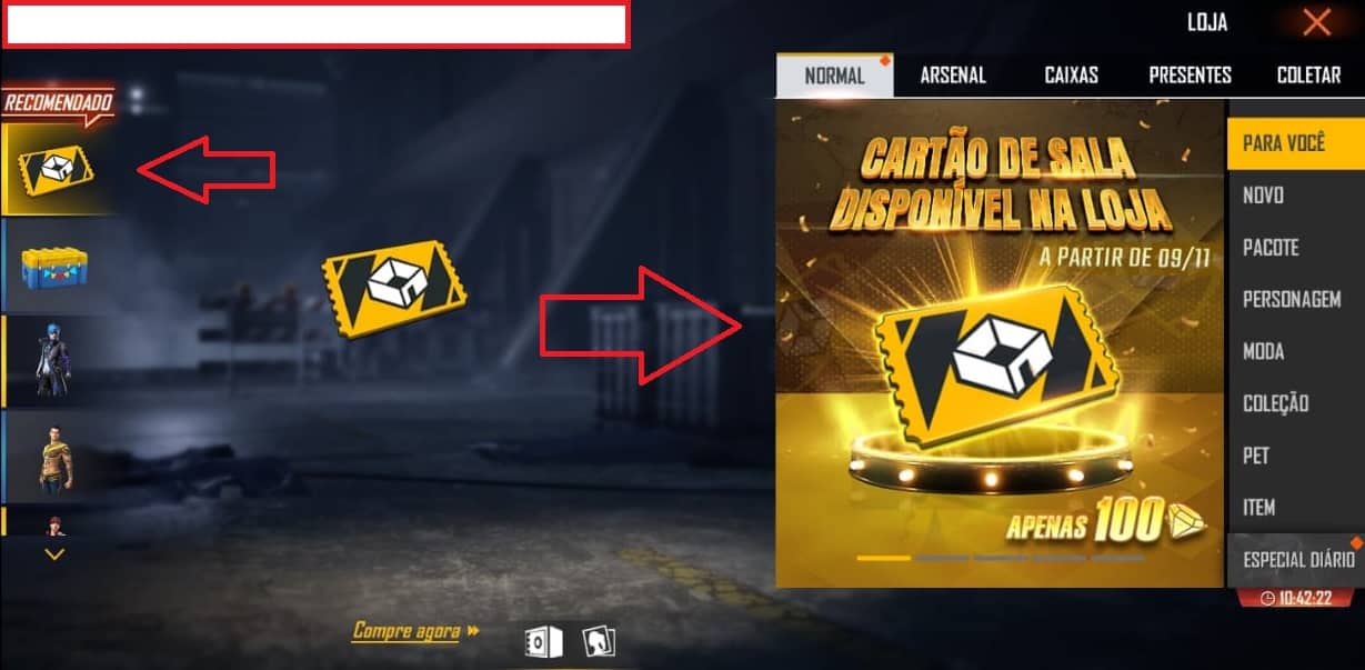 COMO COLOCAR PASSO A PASSO O SELO DE VERIFICADO NA SALA PERSONALIZADA DO FREE  FIRE 