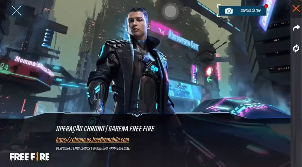 Free Fire: descubra o embaixador da Operação Chrono 2 Cristiano