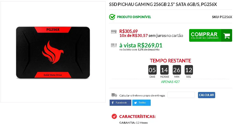 A melhor opção de PC Gamer até 5 mil reais; confira testes 7 SSD