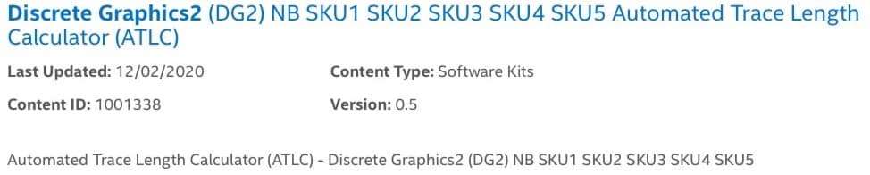 Placas de vídeo para jogos da Intel tem especificações reveladas 3 Intel