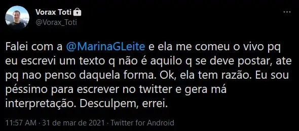 LoL: Toti é afastado de diretoria da Vorax por discurso pró-golpe militar 3 Toti