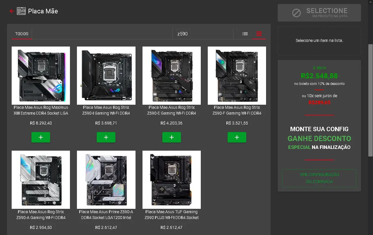 Como montar um PC gamer pelo novo sistema de Monte seu PC 6 PC