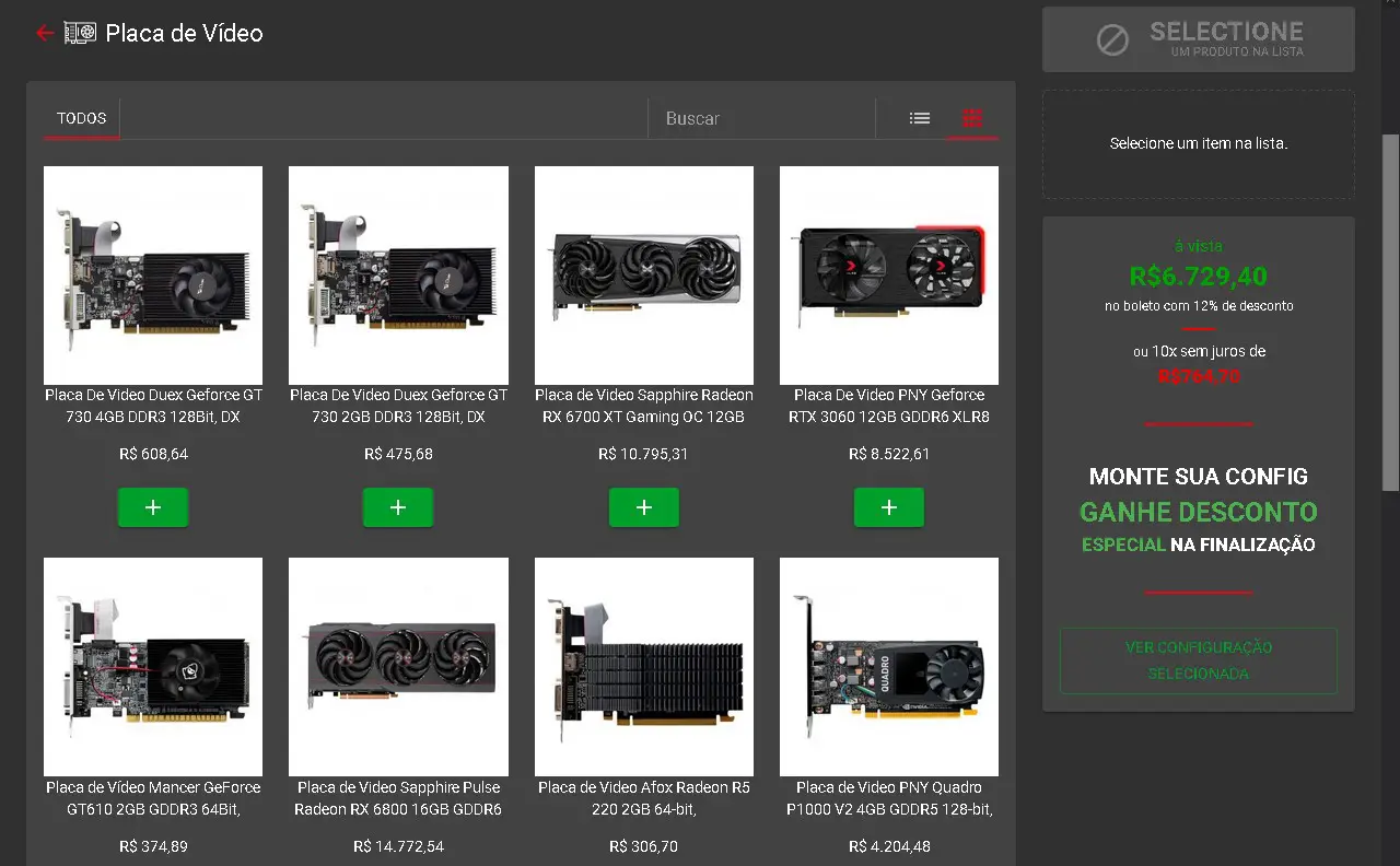 Como montar um PC gamer pelo novo sistema de Monte seu PC 8 PC