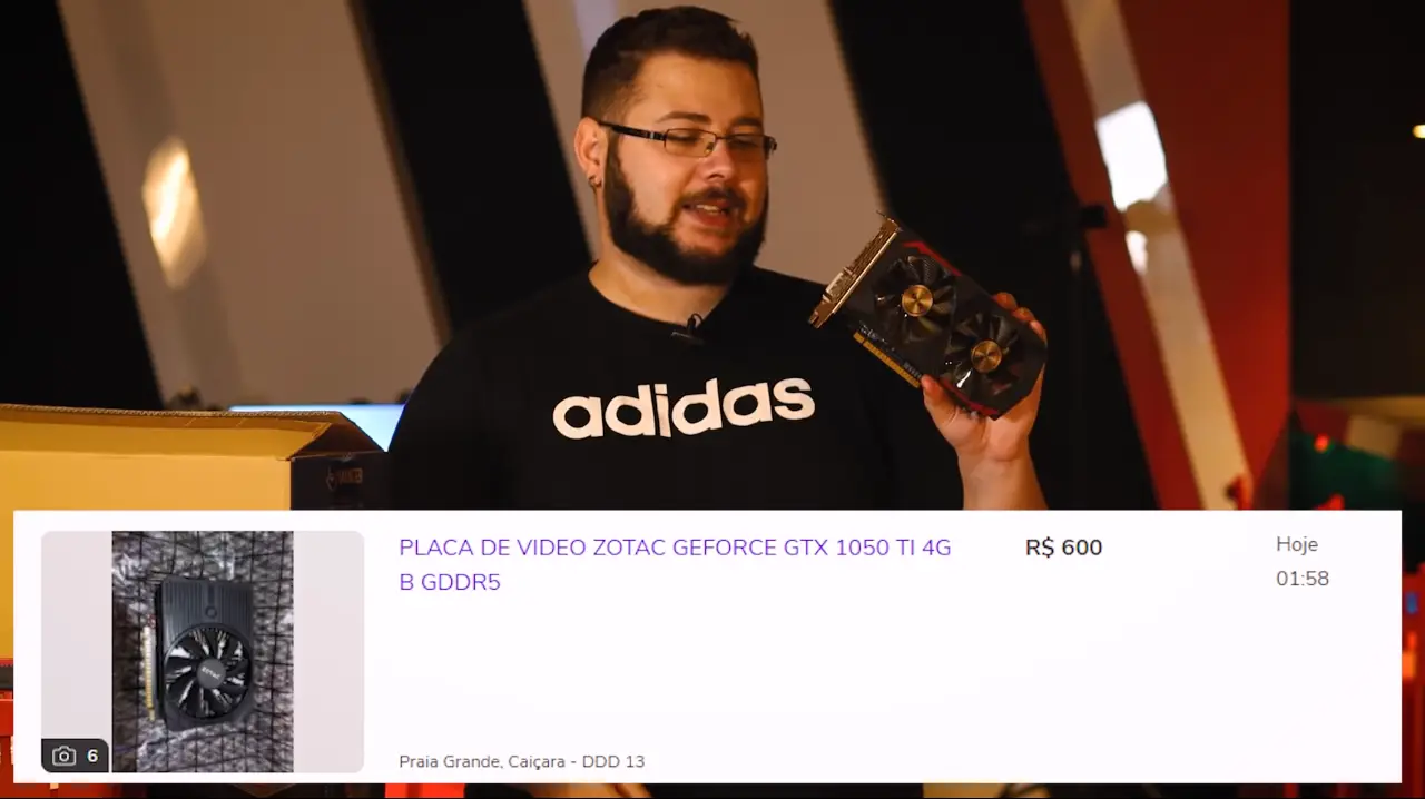 PC Gamer para GTA RP com menos de 1.800 reais 6 Placa de vídeo