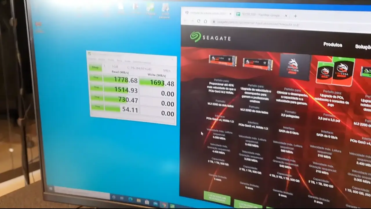 Testamos os novos SSDs FireCuda, que são até 54x mais rápidos que um HD 4 FireCuda