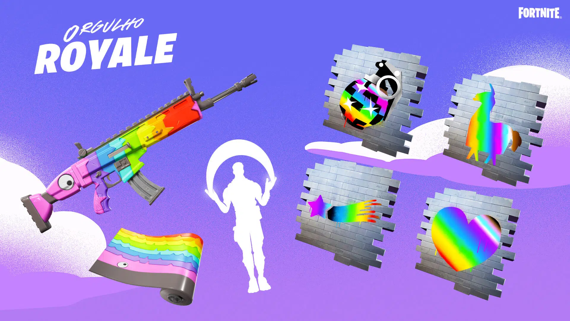 Com a ação Orgulho Royale, Fortnite celebra a comunidade LGBTQIA+ Fortnite Battle Royale.jpg