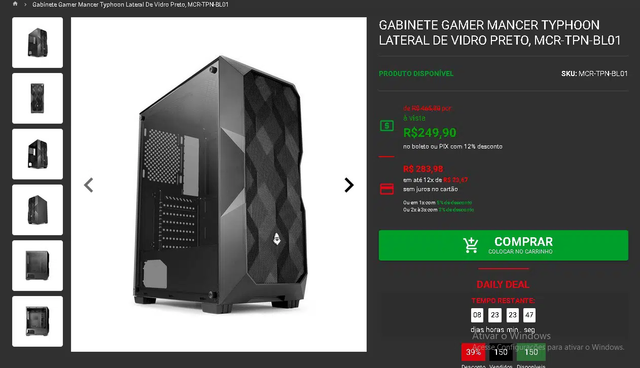 O melhor PC gamer de entrada; Confira testes em jogos 8 Typhoon