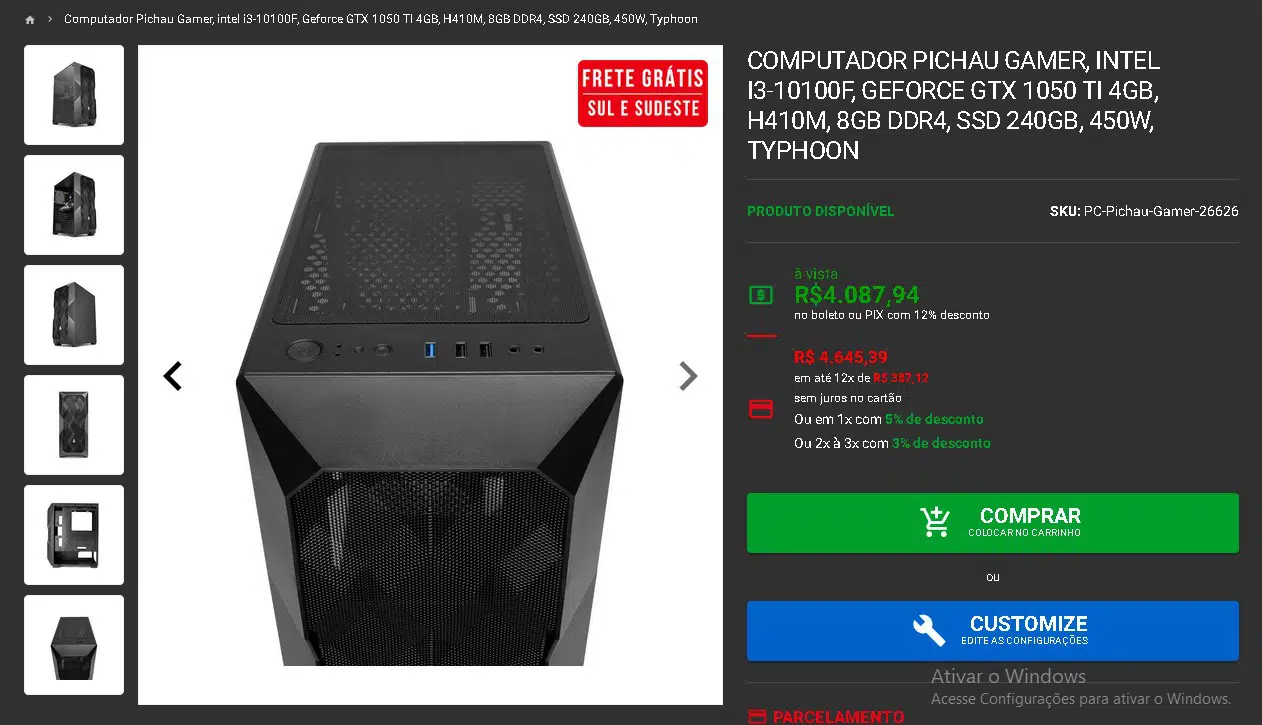 O melhor PC gamer de entrada; Confira testes em jogos 9 PC gamer