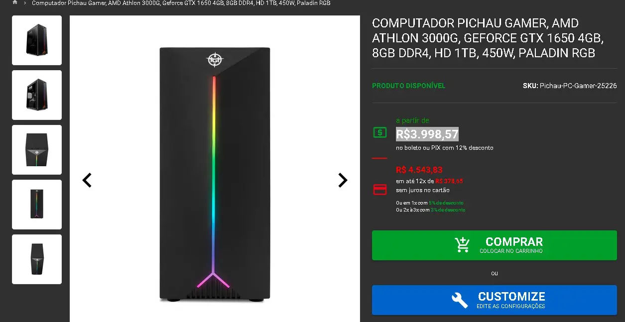 O melhor PC gamer de entrada para 2021 9 PC