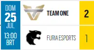 Copa Elite Six tem NiP campeã 1 Team oNe x Furia Copa Elite Six