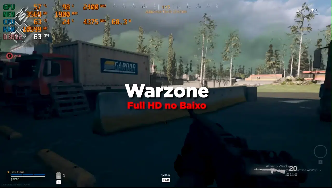 PC gamer ideal para rodar de tudo | testes em 15 jogos 6 Warzone