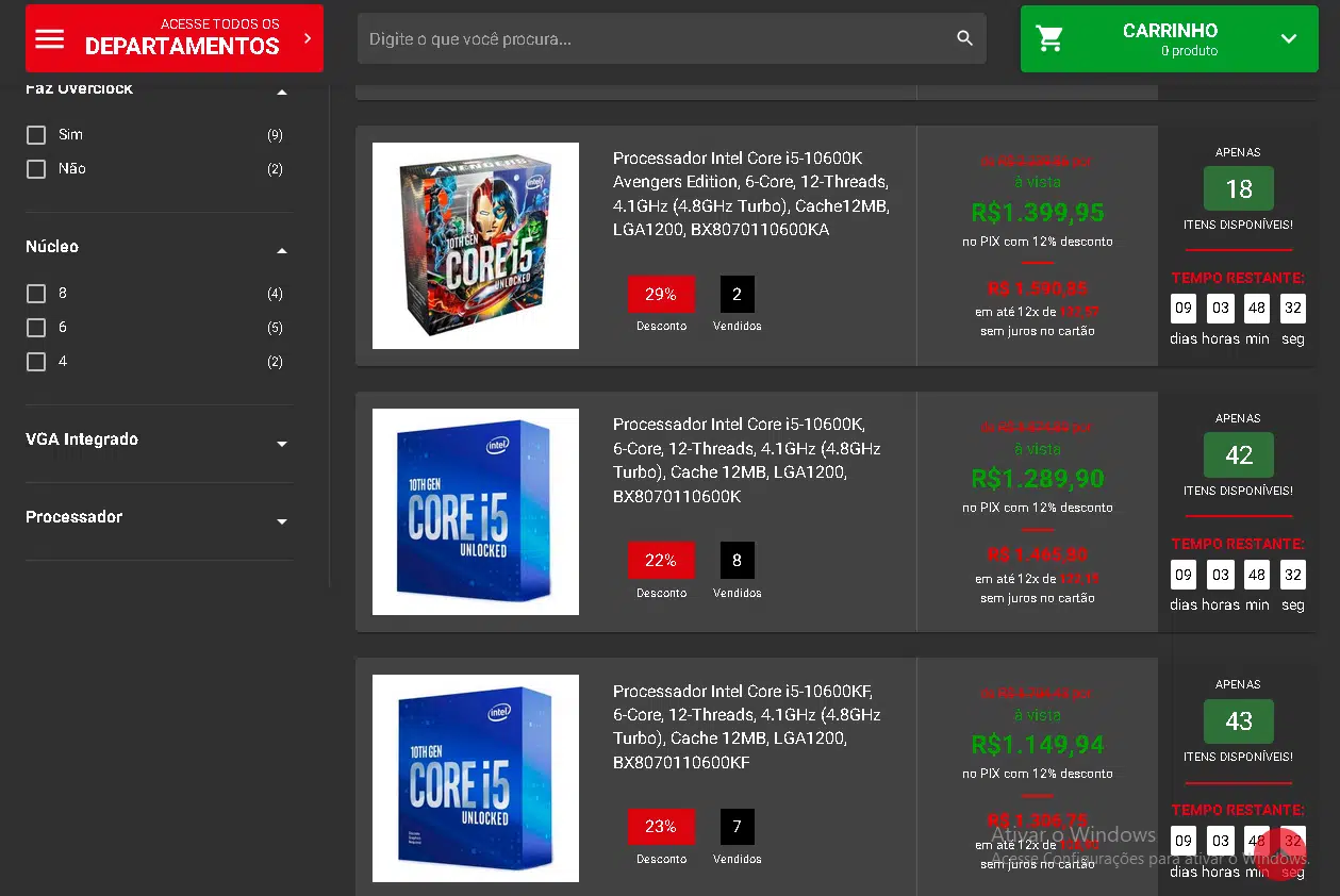 Veja o show de ofertas do Intel Gamer Days 4 Intel