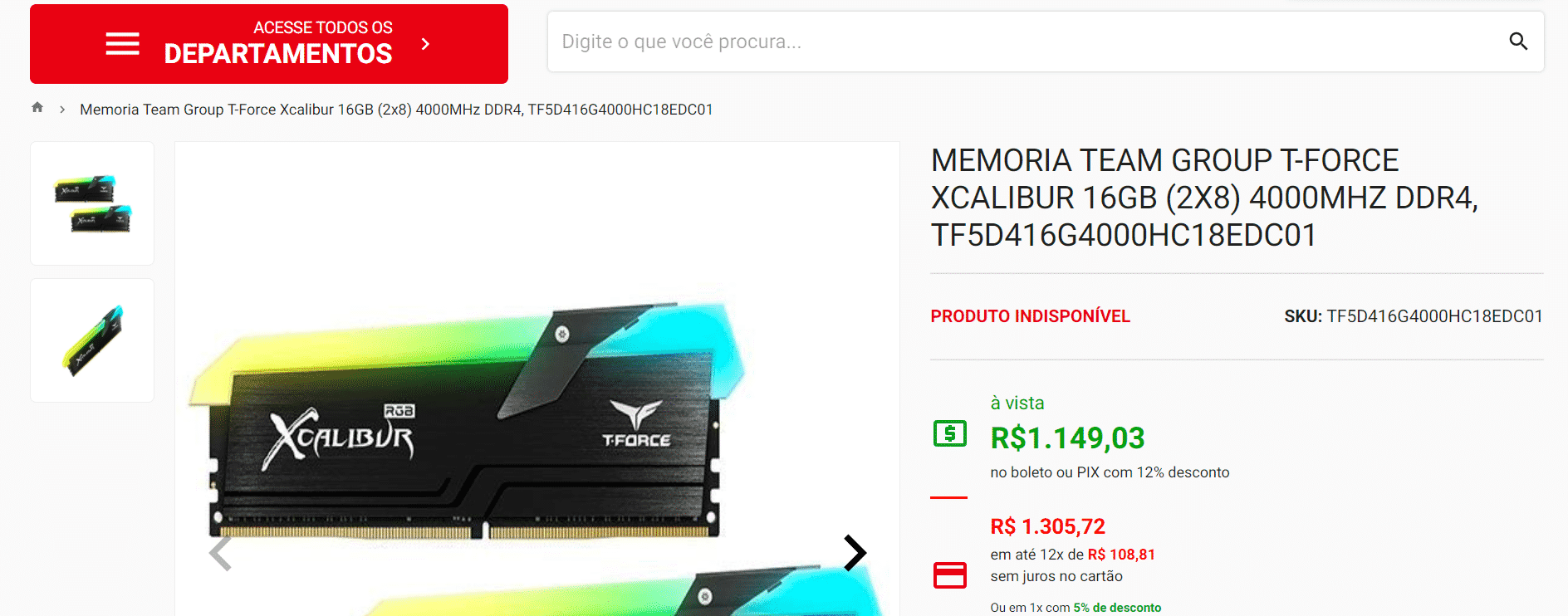 Memória RAM