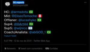 SG esports anuncia novo elenco de dota 2 2 SG esports anuncia novo elenco de dota 2 sg