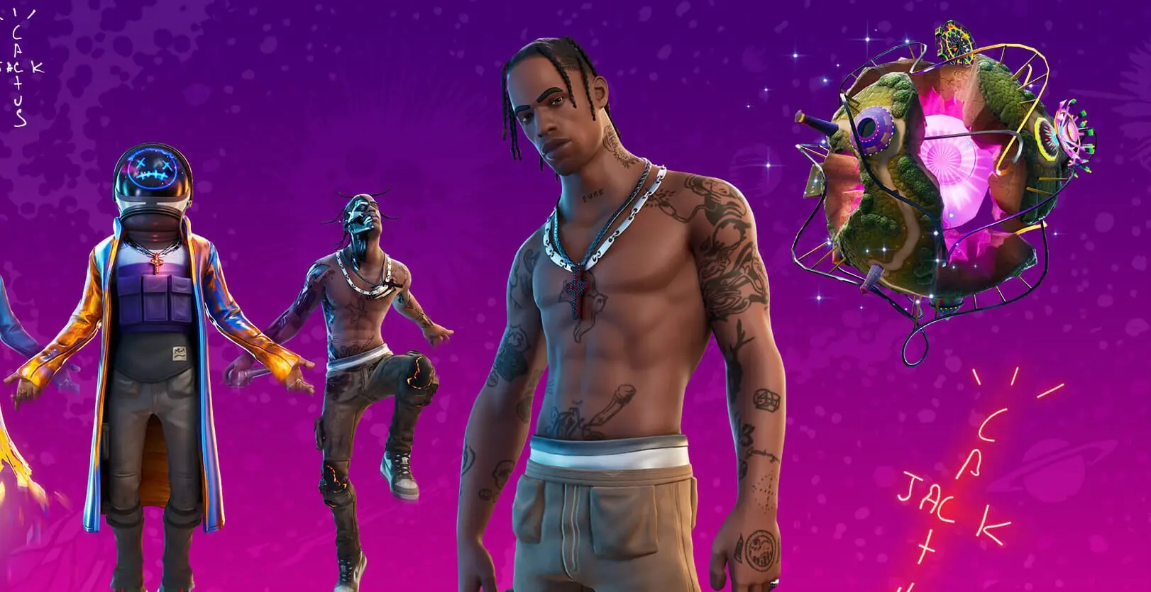 As cinco parcerias musicais que invadiram o Fortnite 2 As cinco parcerias musicais que invadiram o Fortnite travis e1651624389318.jpg