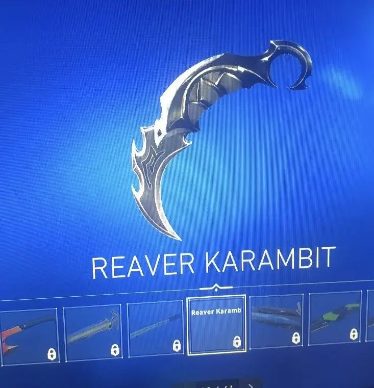 VALORANT: Imagens de suposta nova coleção são vazadas Imagem Reproducao cyphernews Twitter Karambit preta e1659307894303.jpg