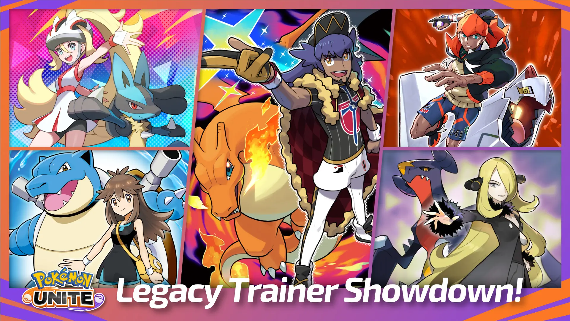 Pokémon UNITE anuncia novos Pokémons, mapa e mais pokemon unite legacy trainer showdown.jpg