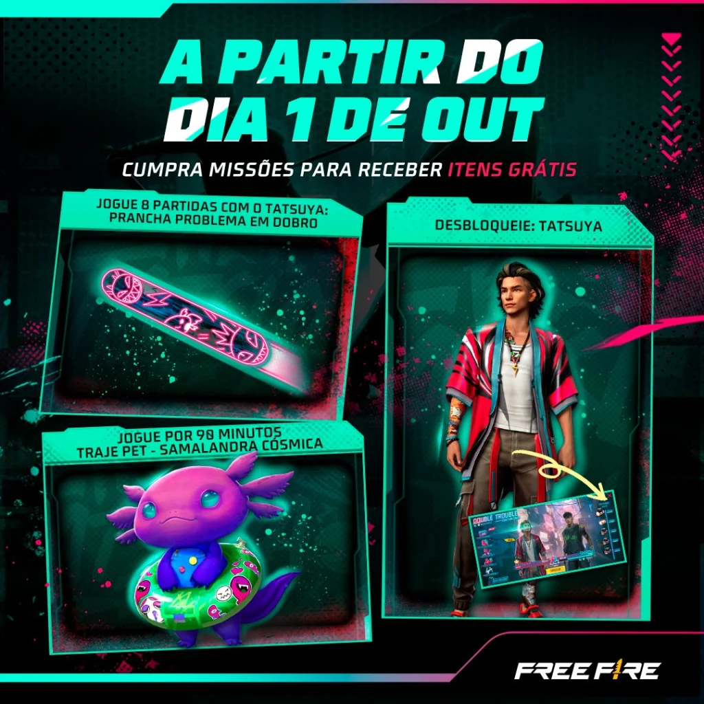 FF: Contos Free Fire traz novidades a partir de amanhã (01) 1 Recompensas especiais