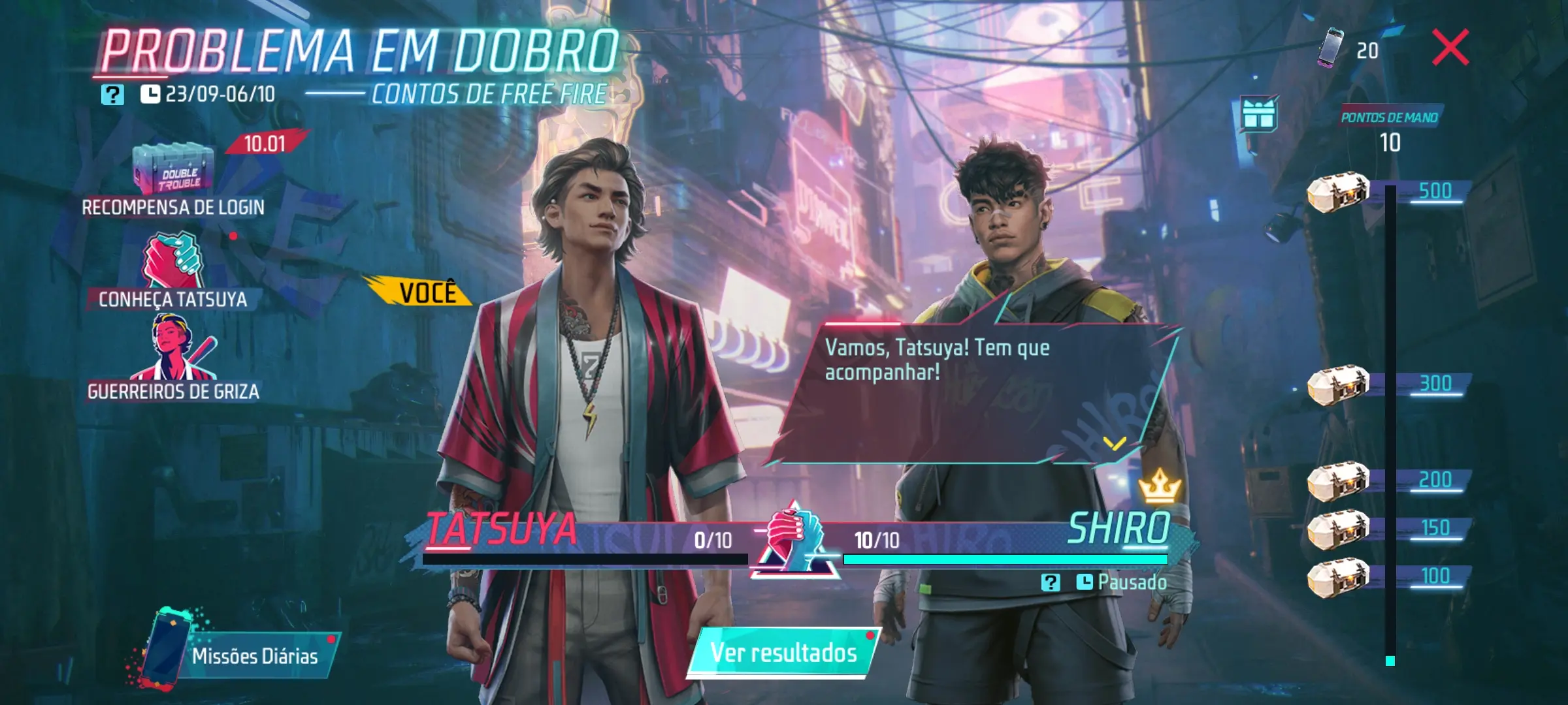 FF: Contos Free Fire traz novidades a partir de amanhã (01) 2 Tatsuya
