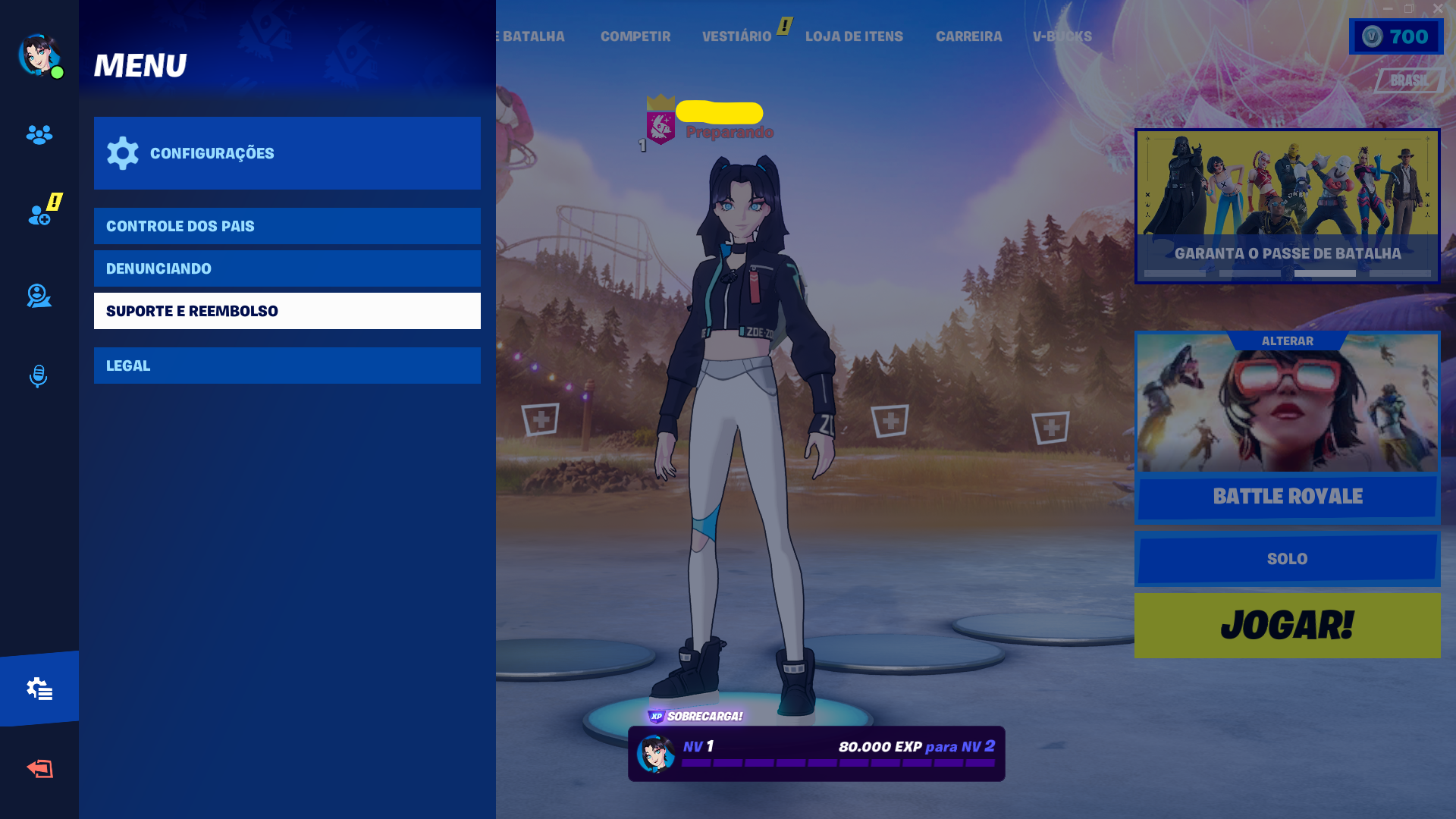Como fazer o reembolso de skin no Fortnite Suporte e Reembolso.png