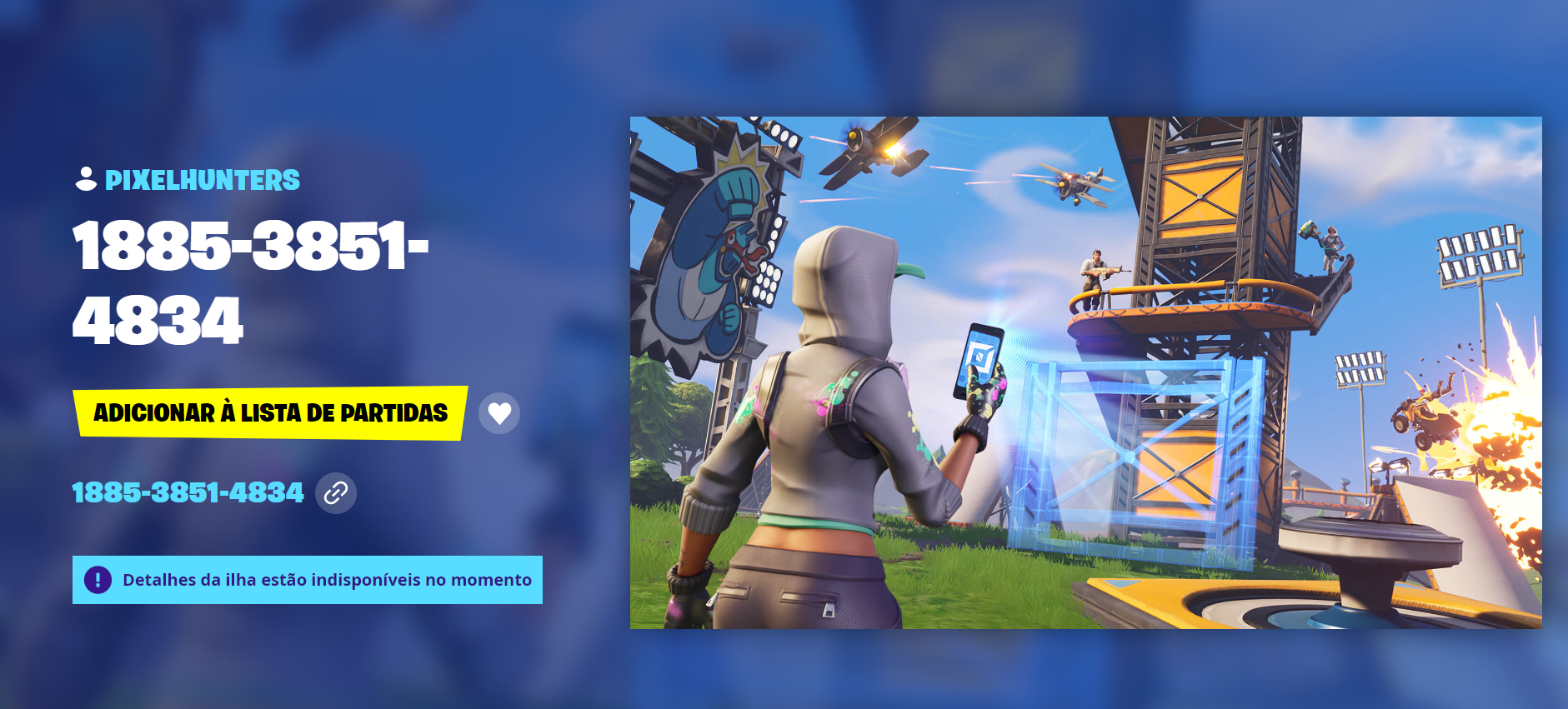 Primeira eleição? Mapa do Fortnite ensina a votar; veja pixelhunters votacao.png
