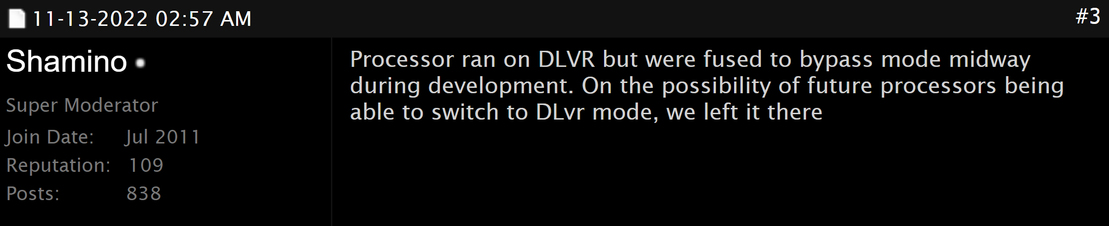 Shamino DLVR