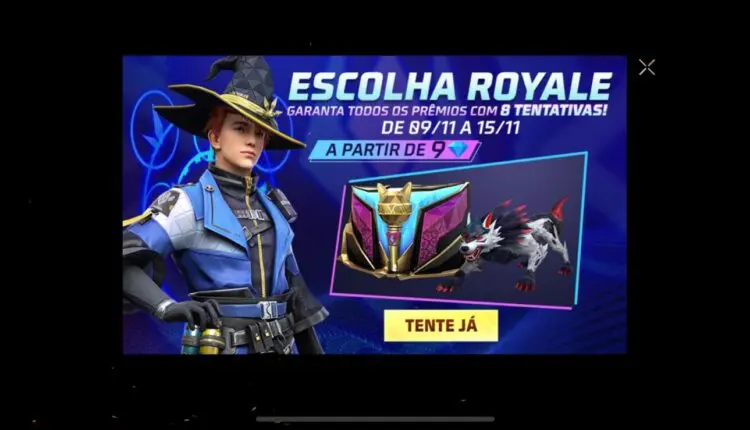 FF: Nova edição do escolha royale conta com skin inédita 2 escolha royale