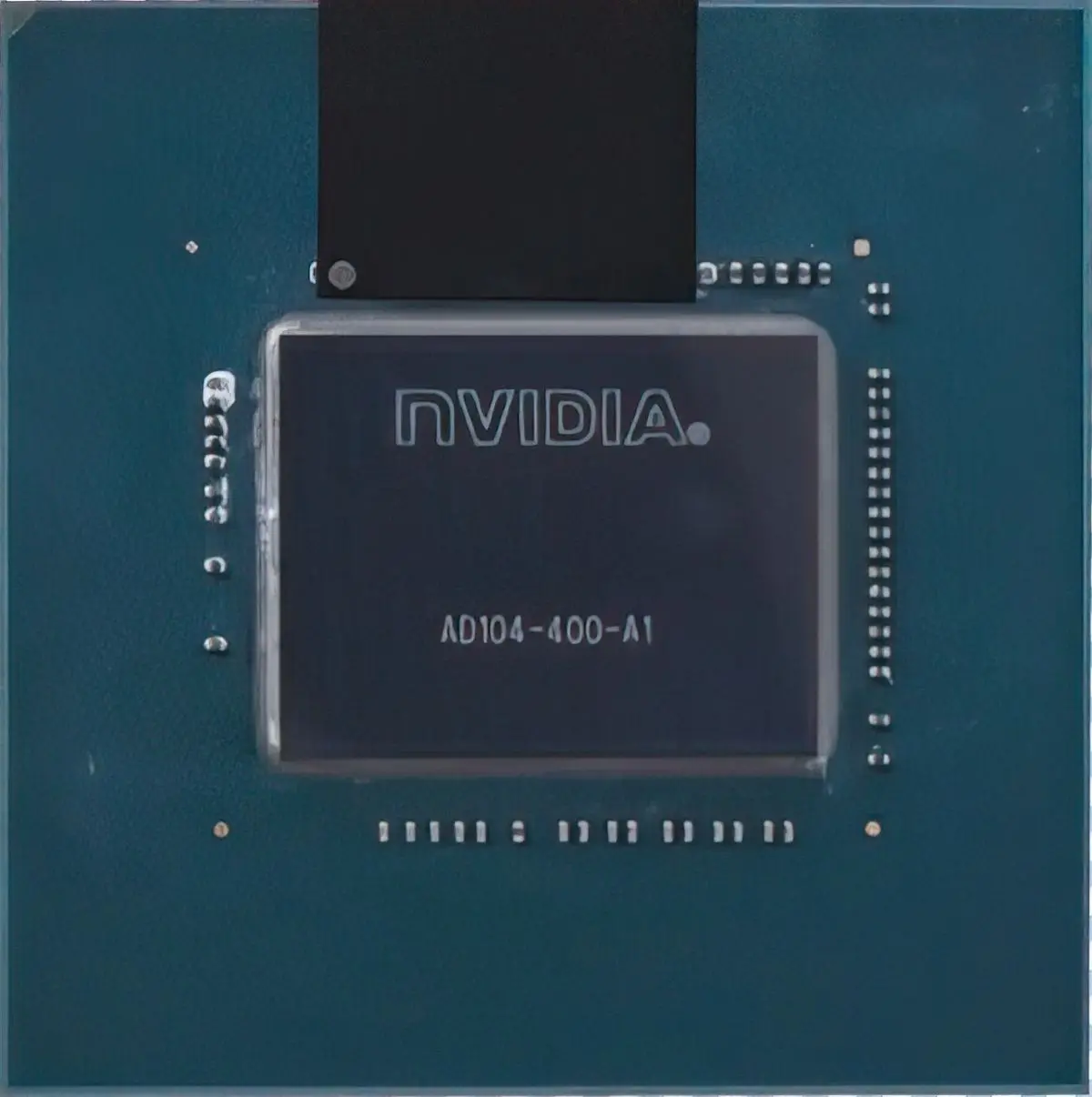 Foto da AD104 aparece na internet; O chip gráfico deve equipar a RTX 4070 Ti 2 NVIDIA AD104 GPU