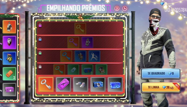 Empilhando Prêmios