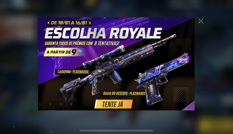 FF: Escolha royale platinada apresenta águia do deserto 1 Escolha Royale