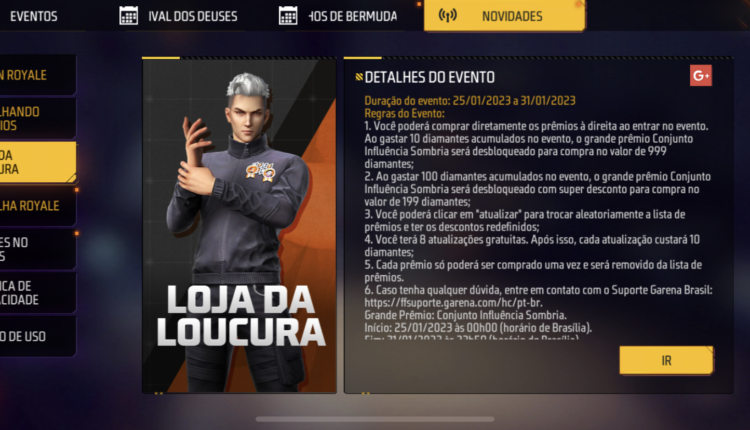 FF: Loja da Loucura apresenta nova versão 1 Loja da Loucura