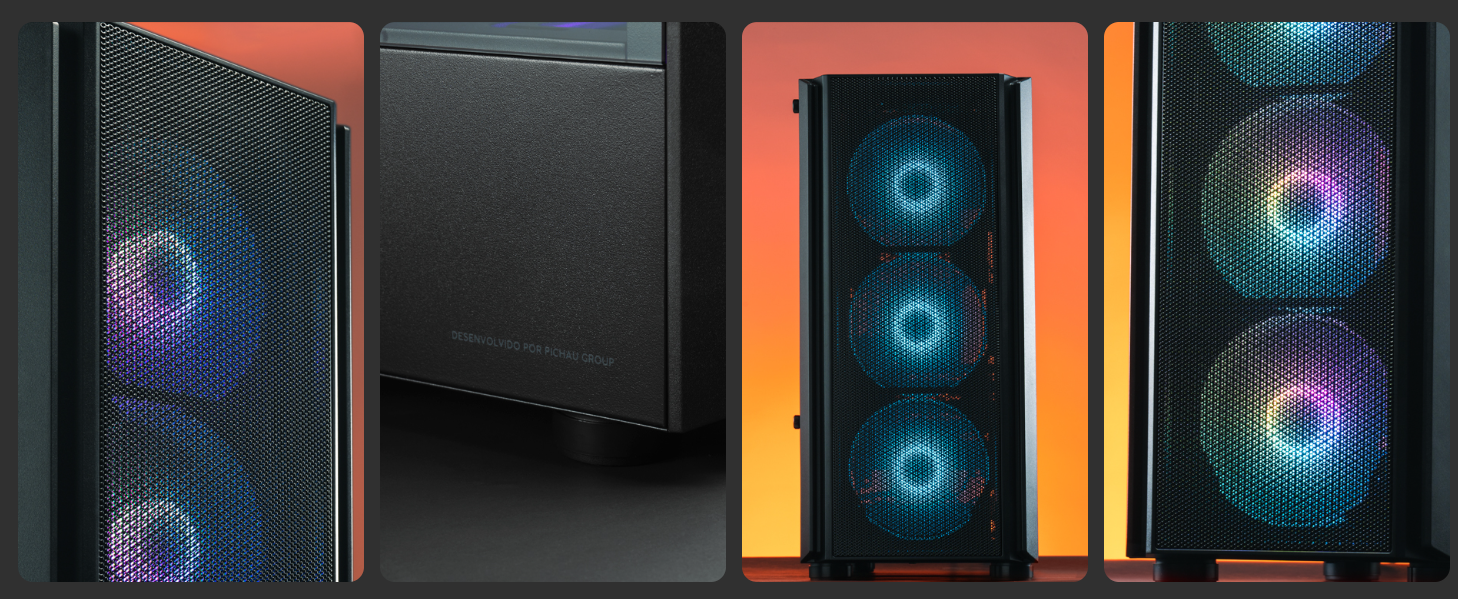Com iluminação RGB personalizável e versões sem LED RGB, conheça o novo Gabinete Pichau Pulsar GABINETE GAMER PICHAU PULSAR RGB 2 black.png