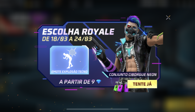 Free fire escolha royale 