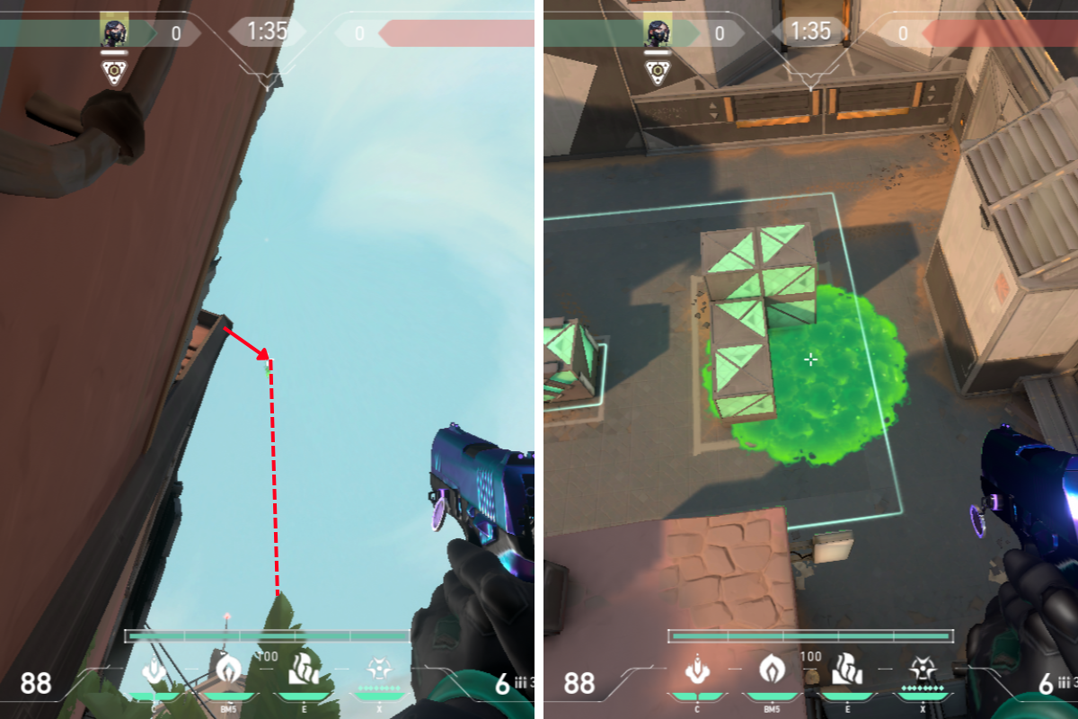 VALORANT: Os melhores pixels no mapa Bind bind viper 2.png