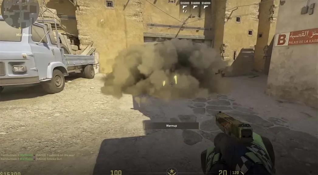 Principais diferenças do CS2 em relação ao CS:GO smoke cs2.jpg
