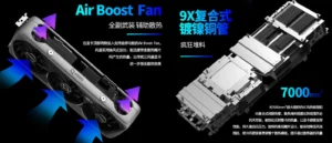 MaxSun revela GeForce RTX 4090 com 5 fans 3 MaxSun revela GeForce RTX 4090 com 5 fans MAXSUN GeForce RTX 4090 24GB Mega Gamer OC dissipacao
