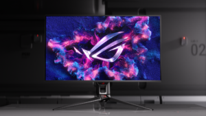 ASUS revela 7 lançamentos da linha ROG e novidades na parceria com Evangelion ROG Swift OLED PG32UCDM 2